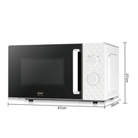Four à micro-ondes RAF 700W 20L Grande Capacité, Décongélation Intelligente, Nettoyage Facile, Appareil de Cuisine, Machine à Réchauffer les Aliments R.0852 pour la Maison