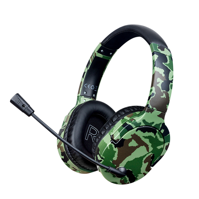 Over-Ear Bluetooth Gaming Headset Wireless Gaming Headphones with Microphone Surround Sound Waterproof Sport Earbuds Headphone