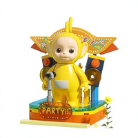 Blocs de construction en plastique, figurines Teletubbies, décorations de scène, jouet de construction unisexe, cadeau d'anniversaire