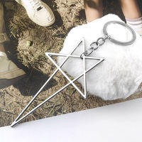 Collier ras du cou tendance punk hip-hop, chaîne gothique pour adulte avec pendentifs étoiles en acier inoxydable, accessoires de bijoux, cadeaux
