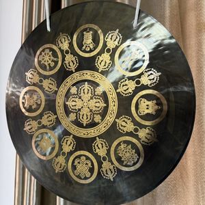 Gong chinois artisanal pour la guérison sonore avec support de type C - Product Image 4