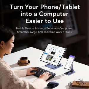 Clavier sans fil UGREEN K551 2.4G, double mode, touches à ciseaux, fin et portable, alimenté par batterie, pour ordinateur portable - Product Image 6