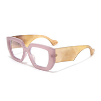 Gafas de PC rectangulares con lentes de PC irrompibles, ligeras y universales para hombres, mujeres, conducción y uso diario al aire libre