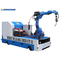 Carros Robóticos de Soldadura Móviles AGV Inteligentes Zhouxiang, Precio del Robot de Soldadura de Vigas de Acero