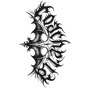 Pegatina de Tatuaje de Papel Resistente al Agua Ecológica, Personalizada con Diseño de Dios, <span class=keywords><strong>Muerte</strong></span> y Fantasma, Semipermanente para Brazo, Mano, <span class=keywords><strong>Cara</strong></span> y Cuerpo, para Hombres y Mujeres - Product Image 5