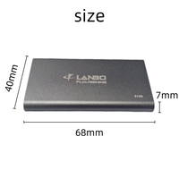 Disques durs métalliques populaires 500 Go 1 To 2 To 4 To 8 Go 10 To 20 To Disque dur SSD portable USB3.1 Type-c Disques durs à semi-conducteurs