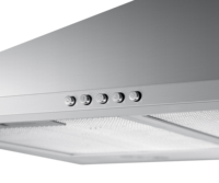 90cm Wandmontierte Edelstahl-Dunstabzugshaube Aluminiumfilter LED-Beleuchtung Geräuscharm Luftstrom Elektrisch 220V
