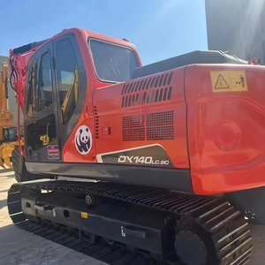 Excavadora de cadenas Doosan DX140LC-9C DX150LC usada, 90% nueva, capacidad de cazo de 1.2m, peso de 14 toneladas, motor, bomba, caja de cambios, engranajes - Product Image 4