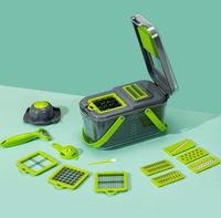 ARMADA 22 1 Groente- en fruit snijder ABS+RVS Handmatig Multifunctioneel Keukenhulpje Grijs Alleen handwas 1,2 kg