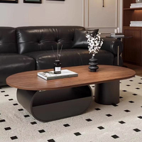 Table basse en panneau artificiel, meuble de salon, durable, de luxe, haut de gamme, style contemporain, avec espace de rangement, écologique