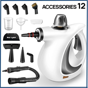 Nuovo Pulitore <span class=keywords><strong>a</strong></span> Vapore Industriale ad Alta Pressione 5 in 1 per Uso Domestico su Tappeti, Tende, Tessuti e <span class=keywords><strong>Divani</strong></span> - Modello 2026 - Product Image 1
