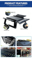 Armacp Hardtop en aluminium pour pick-up, couvercle de benne, coque de camping pour Toyota Tundra/Ford F150/Ranger 2016-2026 5.5ft