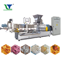 Machine à fabriquer des chips de maïs soufflé, extrudeuse de snacks soufflés, extrudeuse à double vis