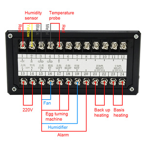 Trung Quốc Nhà sản xuất Xm-18d kỹ thuật số nhiệt 12 Volts AC/DC tự động Kỹ Thuật Số trứng lồng ấp Điều khiển điều khiển nhiệt độ - Product Image 4