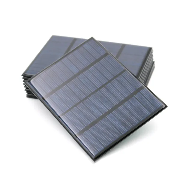 Painel solar 12V 1.5W Mini Sistema Solar DIY Bateria Ao Ar Livre Carregadores de Celular Portátil Célula Solar 1.5W 18650