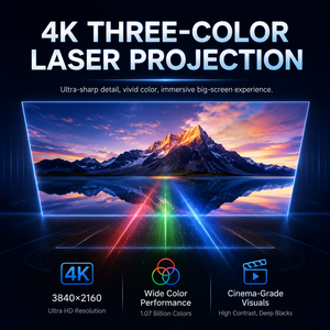C2 Ultra 4K Tri-Color Laser-Projektor 3000 CVIA Lumen IMAX HDR10+ Heimkino mit Subwoofer - Product Image 6