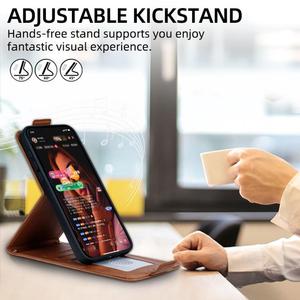 20% di Sconto su Custodia a Libro Verticale in Pelle Monocolore per Xiaomi 13 Ultra con Catena a Tracolla - Product Image 4