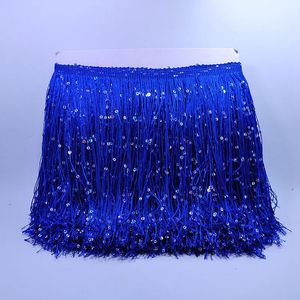 Nhiều màu sắc 20cm độ dày sáng bóng độ kín paillette Sequins sáng bóng tua rìa cho phụ kiện may mặc - Product Image 5
