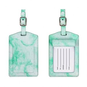 Étiquettes de bagages en PVC souple et en cuir PU pour passeports et bagages, vente en gros d'usine - Product Image 5