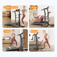 Máquina portátil para correr Gimnasio en casa Uso Control magnético Cinta de correr mecánica Máquina para caminar