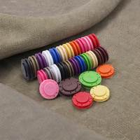 Mousqueton magnétique à dos plat, plastique nylon pour vêtements, textiles et accessoires de mode