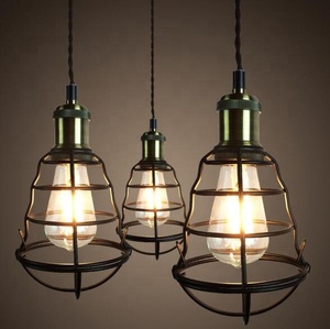 <strong>Vintage</strong> Cast Iron Midcentury Traditional Industrial Electroplated Cage Lampshade Coastal Modern Hand-made Guard <strong>Light</strong> <strong>Shade</strong> - Product Image 6