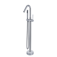 Robinet debout au sol libre de Style classique robinet de douche d'eau chaude et froide cascade de baignoire