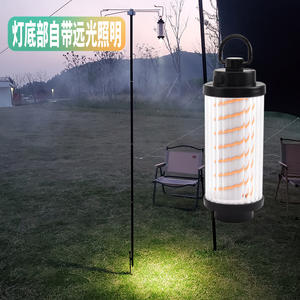 ไฟแคมป์ปิ้งแบบชาร์จไฟได้ Roman Highlights Outdoor พร้อมหลอดไฟทังสเตน LED และขาตั้งกล้องสำหรับให้แสงสว่างในเต็นท์ - Product Image 5