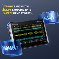 FNIRSI DPOS350P 4-IN-1 350MHz 1GSPS Tablet Oscilloscope Signal Generator Spectrum Analyzer Frequency Response Analyzer