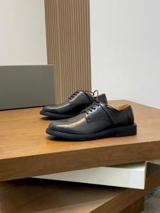 Zapatos de Vestir Formales con Cordones y Caña Alta CXT para Oficina, Cómodos, de Cuero con Estampado de Serpiente, Acabado Negro Ébano, EVA Hueco - Product Image 1