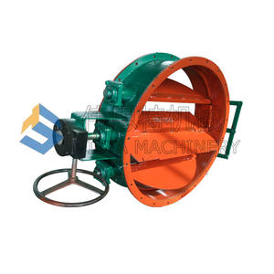 Válvula de Mariposa de Ventilación de Gran Diámetro, Resistente a Altas Temperaturas, para Conductos de Gases de Combustión, Válvula de Rejilla Multi-Eje, Válvula Rectangular - Product Image 2