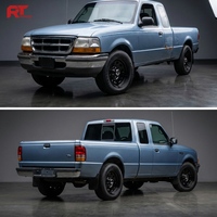 Jantes de camion forgées sur mesure 15x7 15x8 16x8 5x114.3 5x120.65 5x139.7, style acier noir, pour Ford Ranger, Chevy, GMC, Toyota, Nissan