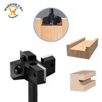 Fraise de surfaçage de précision haute vitesse Warrior's Bit à 4 cannelures pour le nettoyage et le surfaçage, avec lames remplaçables, pour le travail des panneaux de finition, ODM OEM