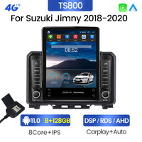 Lecteur DVD de voiture MEKEDE TS Android11 IPS 2.5D DSP pour Suzuki Jimny 2019 8+128 Go 4G GPS AM FM Écran partagé Électronique automobile
