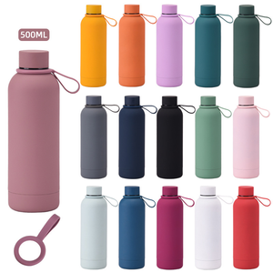 <span class=keywords><strong>Borraccia</strong></span> <span class=keywords><strong>Termica</strong></span> in Acciaio Inox 304 da 16oz 750ml 1000ml, Bottiglia Isolata a Bocca Stretta, Portatile per Sport all'Aperto con Manico - Product Image 1