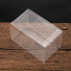 Wholesale Custom Small Clear PVC PET PP Plastic Acetate Packaging Transparent Gift Box