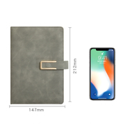 Carnet en cuir PU à prix réduit avec porte-stylo, carnet A5 fait à la main, agenda personnalisé