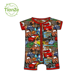 여름 스타일 외출복 바로 배송 가능한 대나무 파자마 미스터리 박스 캐릭터 프린트 아기 파자마 대나무 도매 RTS 블라인드 박스 - Product Image 1