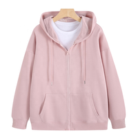 Ventes en gros de sweats à capuche à fermeture éclair de haute qualité et de poids lourd, impression personnalisée du logo de votre propre marque, sweat à capuche à fermeture éclair pour hommes