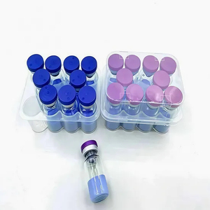 99% High Purity 100mg Ghk-cu Peptide <b>Liquid</b> Octapeptide-3 Raw Cosmetic Material Halal Certified Vacuum Gel - Product Image 5