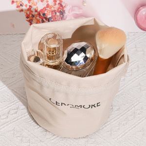 Bolsa con cordón de lino y algodón ecológico orgánico, vela de embalaje con logotipo impreso personalizado, regalo de Navidad, bolsa de algodón para almacenamiento de vino - Product Image 4