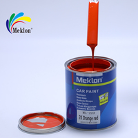 Finition en gros 2k Orange rouge automobile couche de finition peinture automobile acrylique 2k peinture tactile pour automobile peinture de couleur métallique 2k