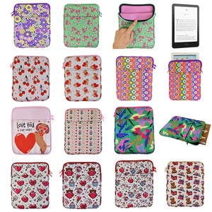 Hot Bán Tùy Chỉnh 3 Kích Thước S M L Mềm Máy Tính Xách Tay Cặp Tay Áo Không Thấm Nước Neoprene Cuốn Sách & Kindle Tay Áo Với Dễ Thương In Ấn - Product Image 1