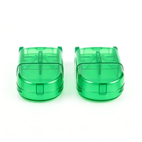Boîte de découpe de pilules personnalisée en plastique PP de qualité alimentaire, séparateur de médicaments portable avec compartiment de rangement, organisateur de comprimés de voyage
