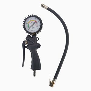 Pistolet de gonflage de pneus automobile durable avec manomètre numérique, en plastique et acier - Product Image 1