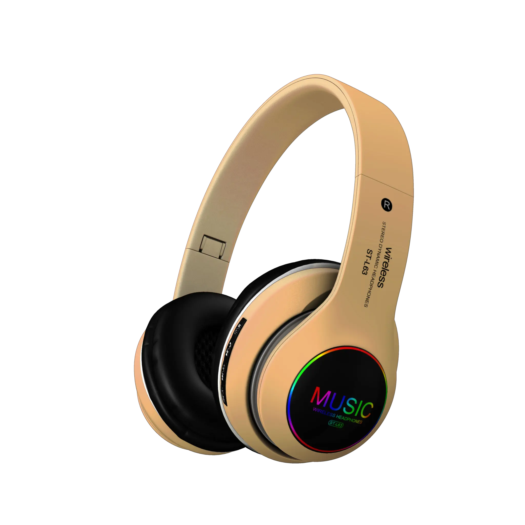 ST-L63 Y-auriculares inalámbricos con luz LED, dispositivo de audio Sans Fil BT, de fábrica, OEM