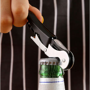 Sacacorchos Multifunción Moderno con Diseño Plano, Abridor de Botellas de Vino y Cerveza, Versátil para Uso Doméstico y Comercial XR90578 - Product Image 1