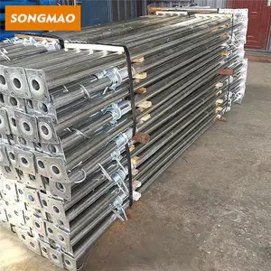 SONGMAO Hot Galvanized Adjustable Steel Prop Scaffolding Jack Construction Arco Jack For Formwork With CE