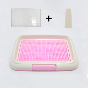 कुत्ते और पिए पोटी ट्रे कुत्ते के साथ खड़े पैड और हटाने योग्य पोस्ट के साथ - Product Image 5