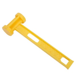 Plastic Tent Hammer Yellow 240mm 7.5mm Outdoor Camping <b>Tool</b> PP Engineering Plastic Survival Accessory - Product Image 2